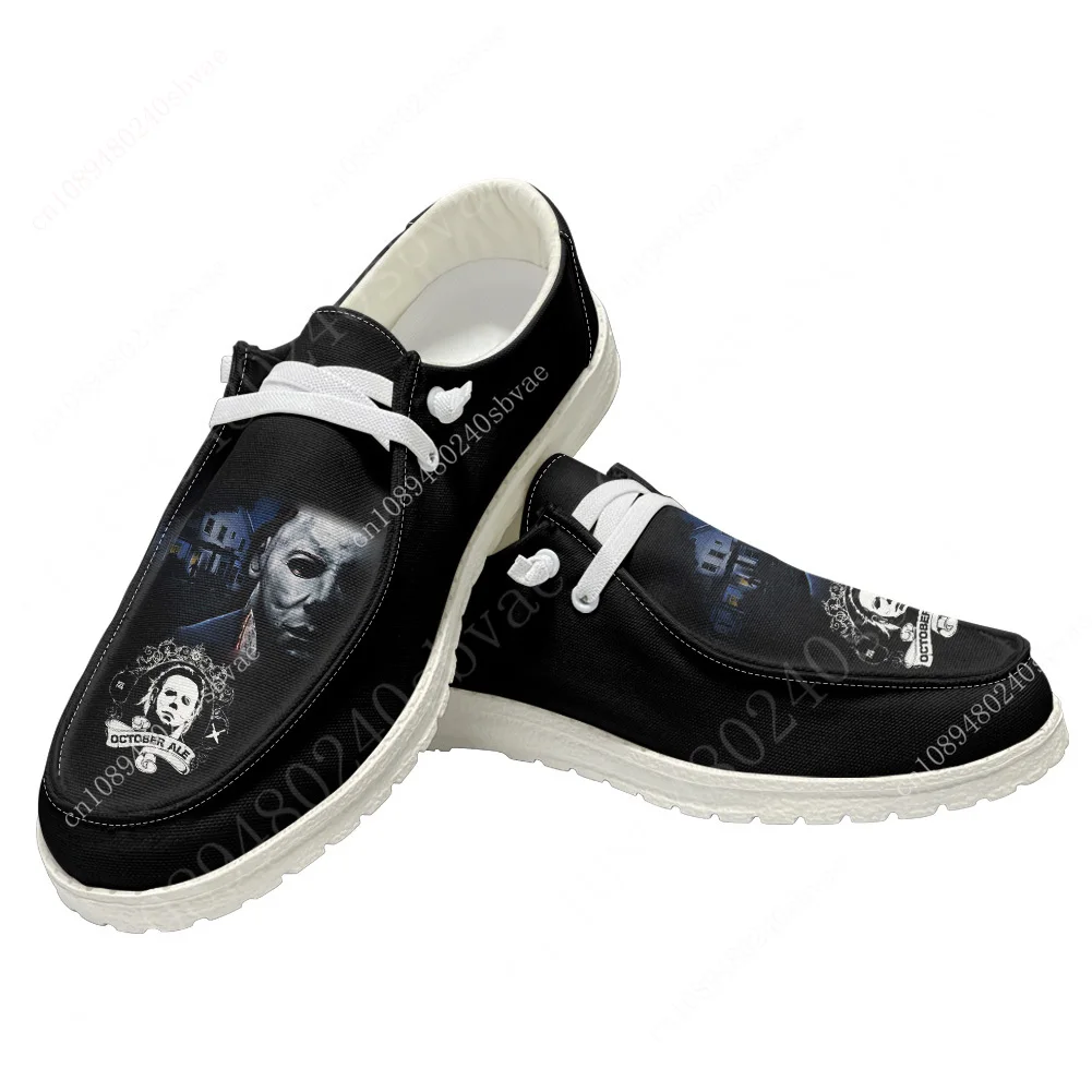 

Horror Halloween Men Woman Michael Myers Breathable Casual Flat Shoes Outdoor Sneakers Spring Summer Autumn Winter Custom Shoe