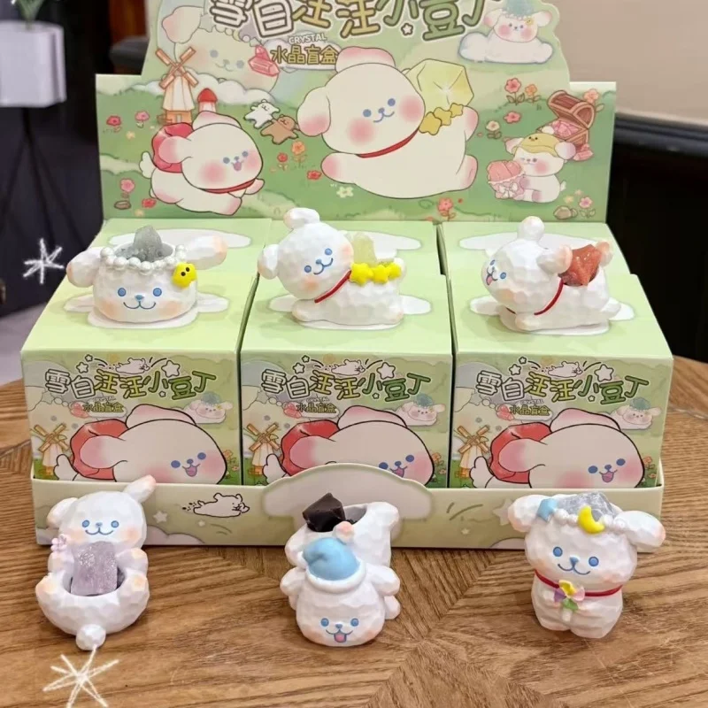 

Горячая новинка: Коробка-сюрприз Emotion Siam Energy Snowwhite Woof Crystal – креативное украшение для рабочего стола, подарок на детский праздник