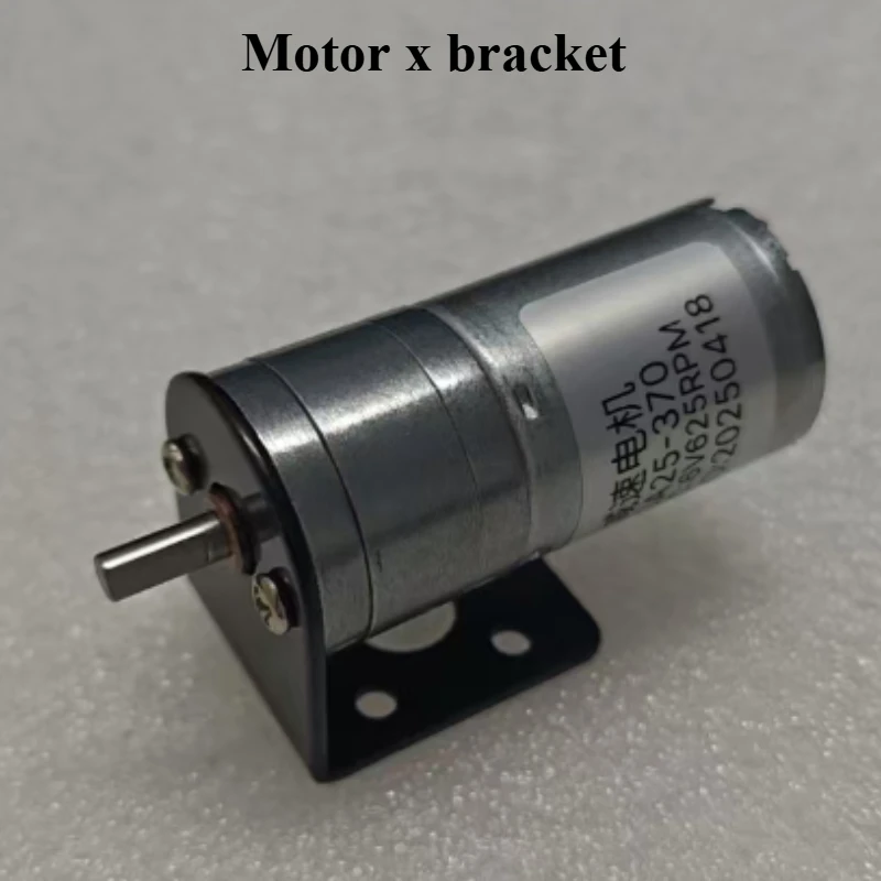 JGA25-370 Miniature DC Geared Motor 6V~12V 12RPM~1931RPM Miniature DC Speed Regulation High Torque Motor Low Speed Small Motor