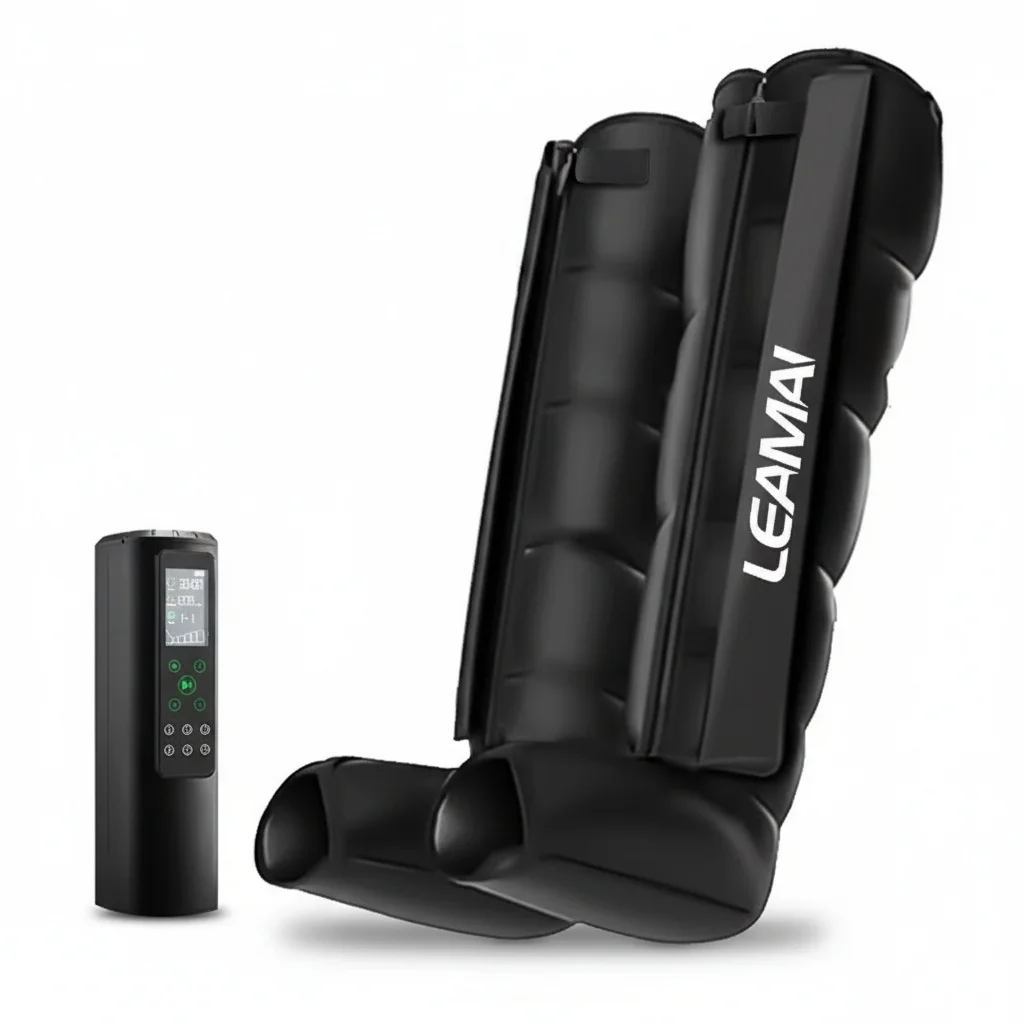 

Air Compression Leg Massager, Medical TPU Wireless Sequential Compression Boot, Muscle Recovery Device, Calf and Thigh Massager