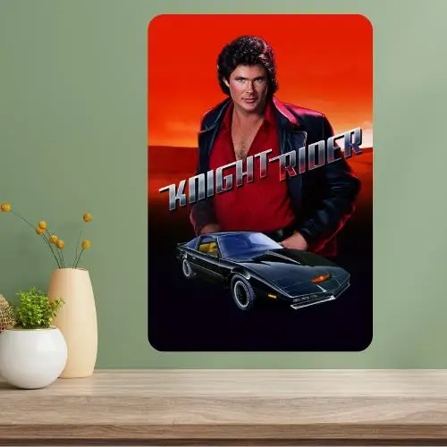 Knight Rider Metal TV Show Poster Sign