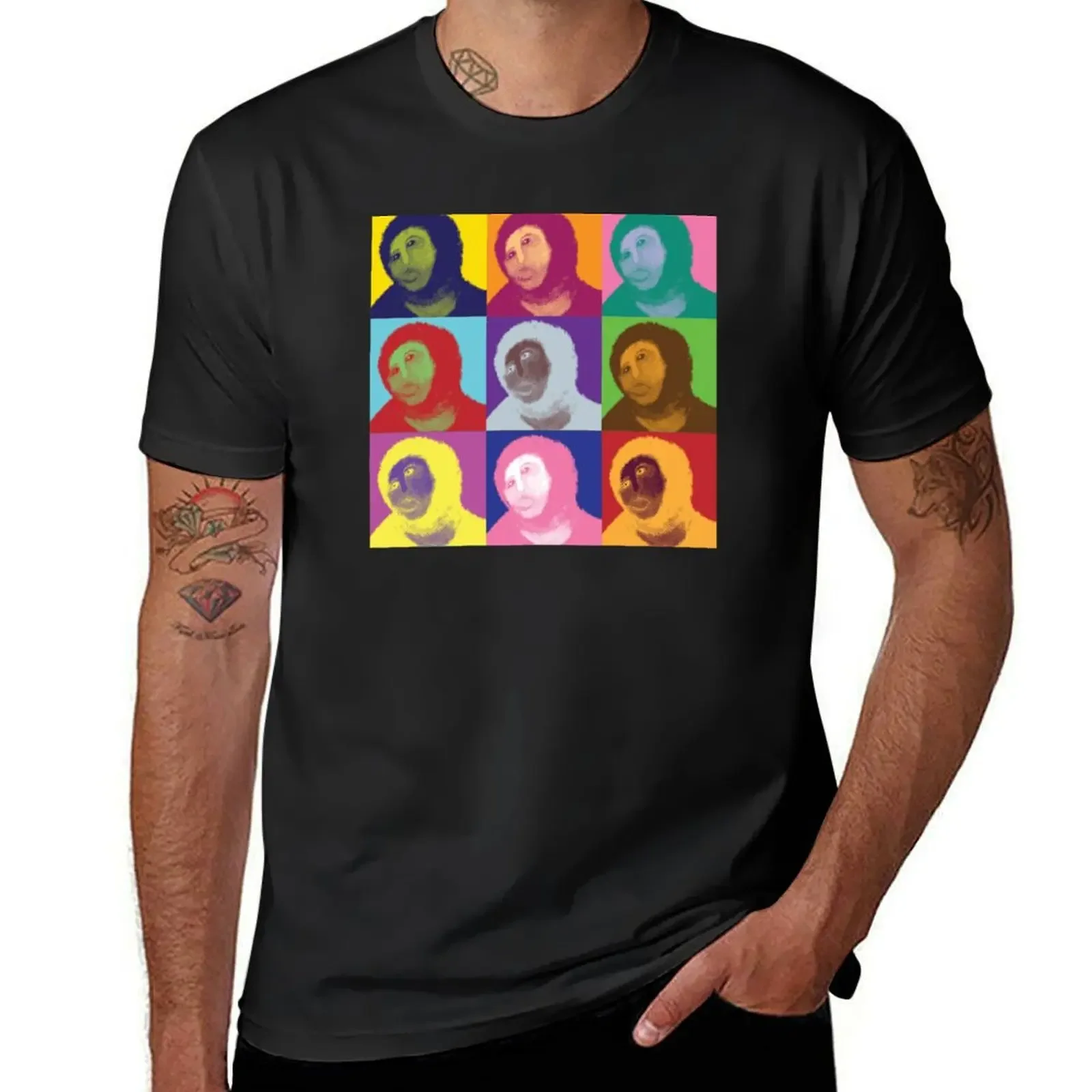 Pop-Art Ecce Homo T-Shirt sports fans graphic shirts for a boy mens designer clothes