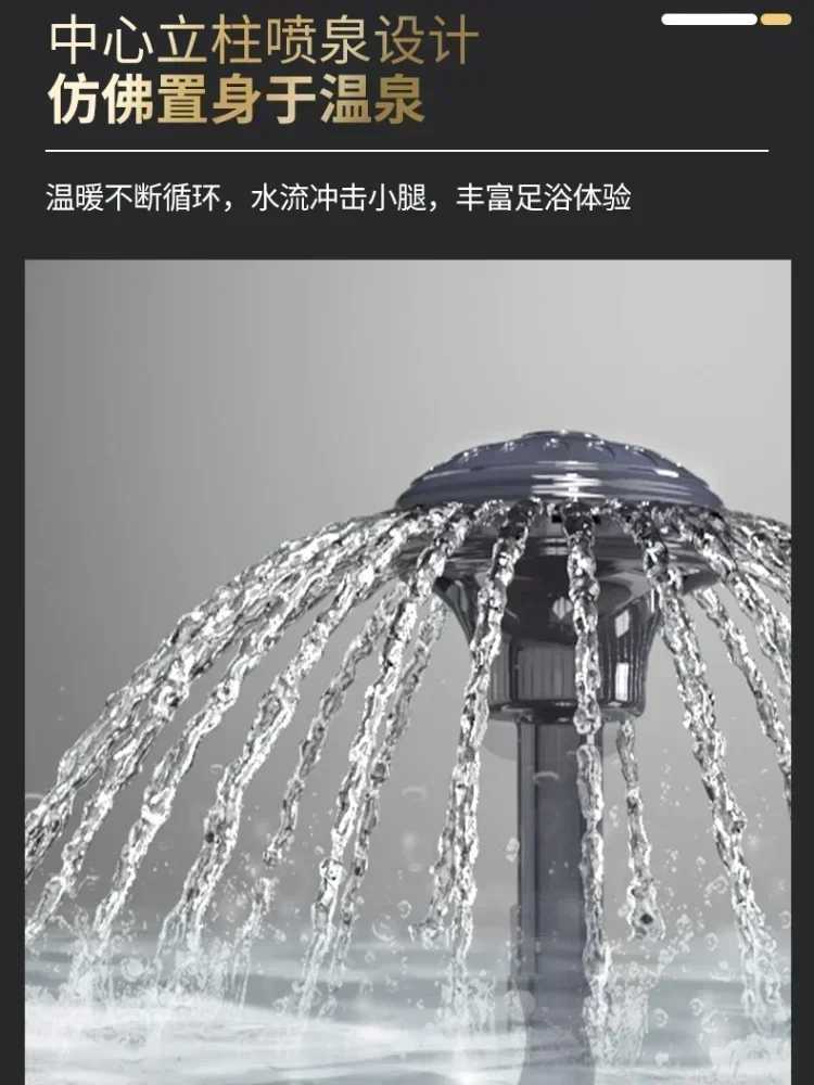 جديد التبخير العجل قدم سبا حمام القدم مدلك. دلو كهربائي. الاستوائية. تدليك تلقائي. قابل للطي. الأسطوانة. 65 سم.