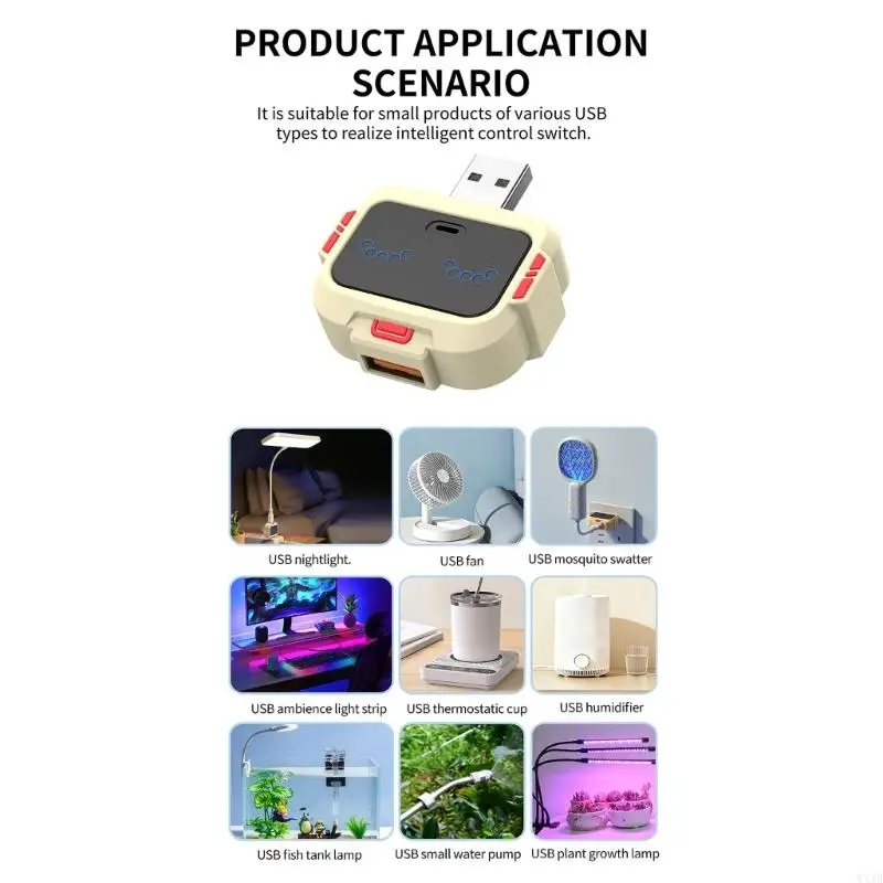 USB Clap Switches Voice Controls Intelligents Plugs For Lights Fan Appliances 5V Devices 