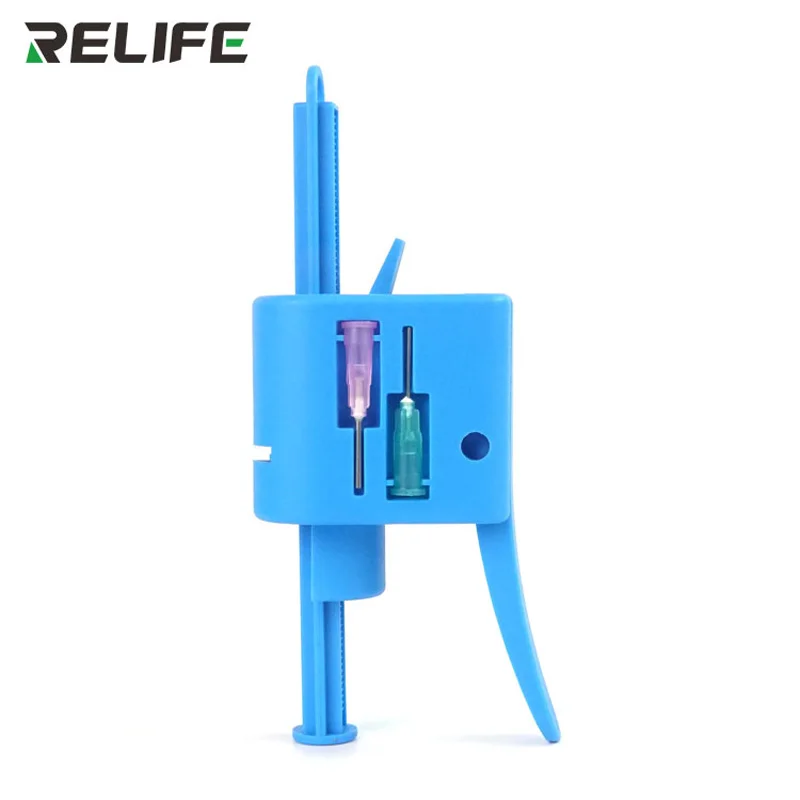 Imagem -05 - Relife Rl062a Rl-062b Manual Glue Dispenser Agulha Impulsionador Universal Ferramentas de Propulsão para Soldagem Verde Óleo Pasta Solda