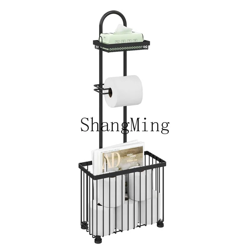 

ZYY Изысканная премиальная простая подставка для туалетной бумаги и полотенец для ванной комнаты с держателем для планшета