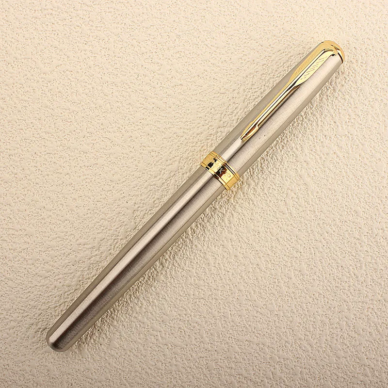 

High Quality Metal Fountain Pen 0.5mm Nib Office Business Gift Writing Ink Pens Stationery School Student Supplies