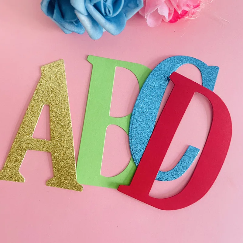 big size uppercase alphabet letter die Metal Cutting Dies DIY Scrapbook Paper Cards Embossing Craft Die Cut handmade craft