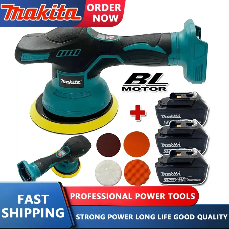 

Makita 8 Gears Digital Display Cordless Car Polisher Electric Polisher Auto Car Waxing Polishing Machine For 18V 20V Battery