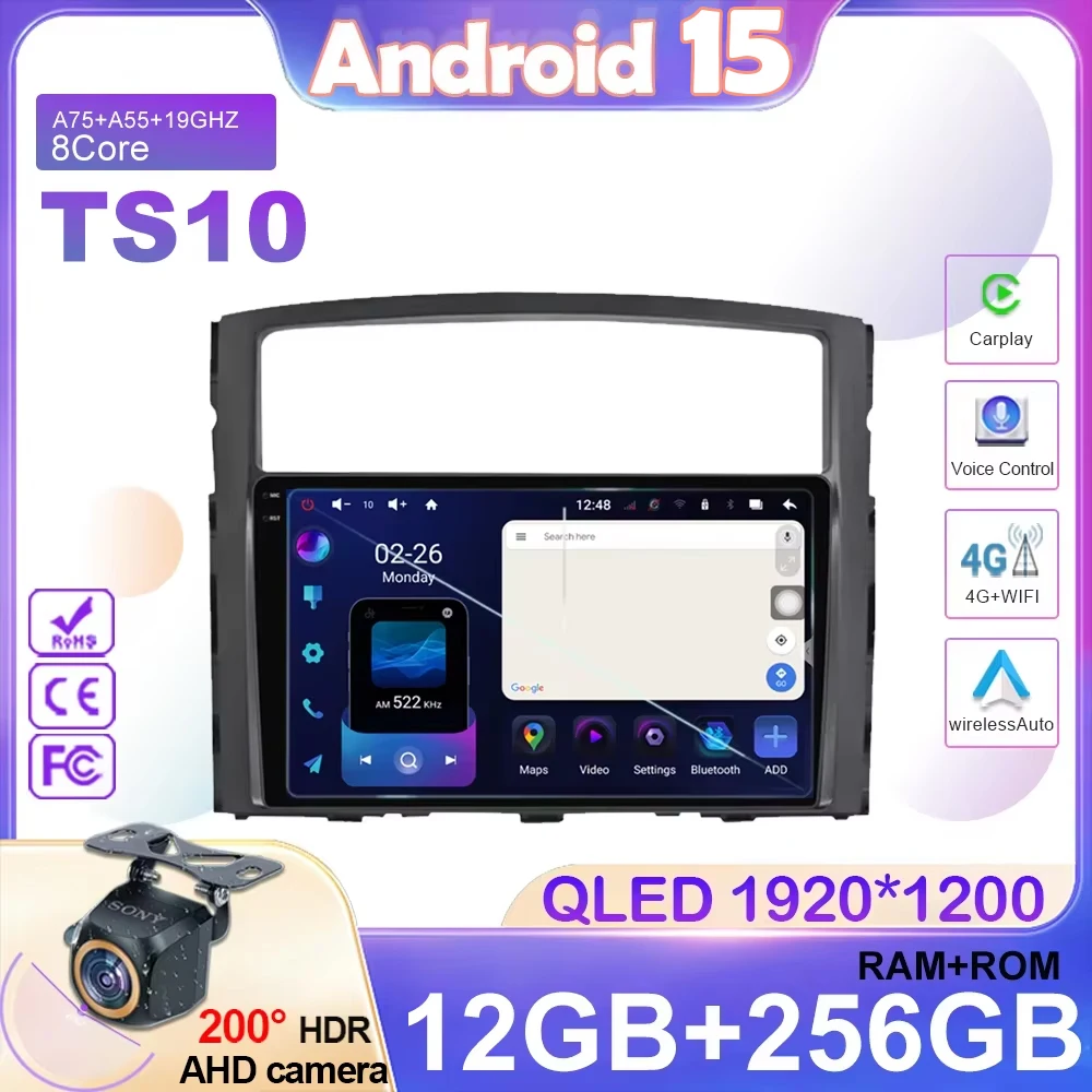 

Android For Mitsubishi Pajero 4 V80 V90 2006 -2010 2012 2013 2014 Car Screen Auto Radio Multimedia GPS Video Navigation Carplay