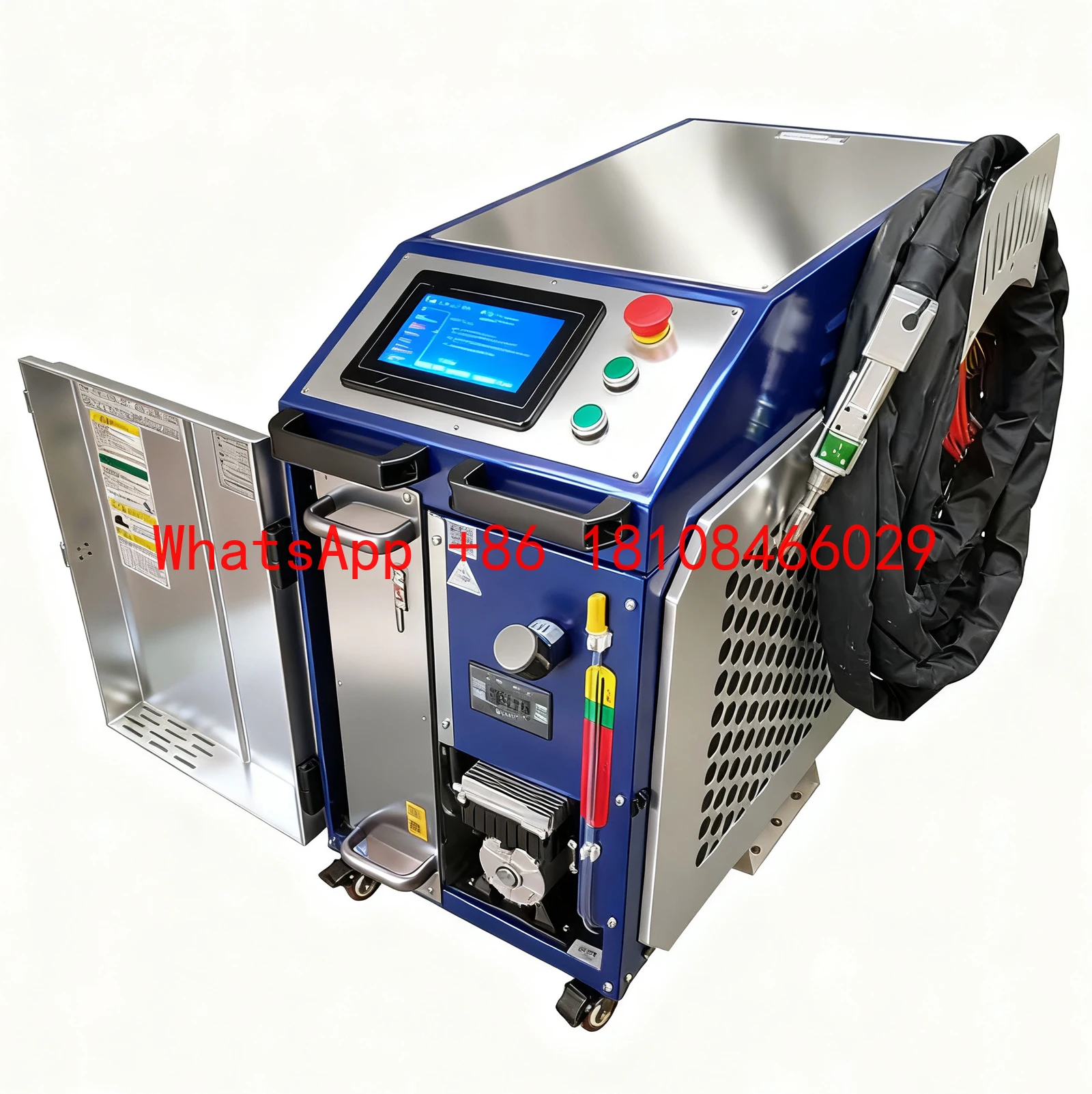 New Hot Sale Hand Held 1000W-3000W Portable Fiber Laser Welding Cutting Cleaning Machine PMI Guide Rail for Steel Aluminum