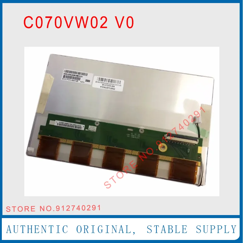 Original New 7 Inch LCD Display Screen C070VW02 V0 For Roewe 550 Peugeot 508 Car GPS Monitor C070VW02 V.0