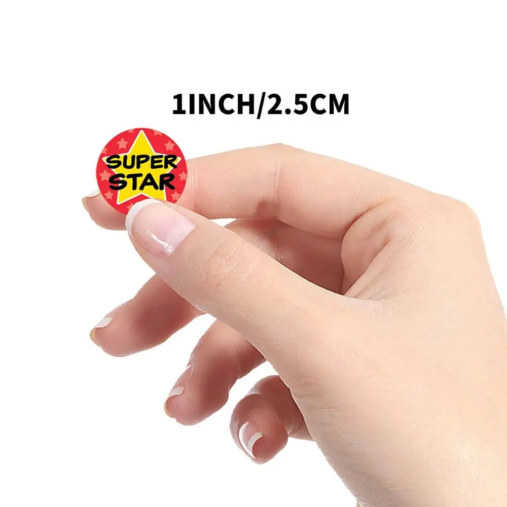 50Pcs 1Inch Parola Del Fumetto Adesivo Ricompensa Incoraggiamento Motivazionale Sticker per Gli Studenti Insegnanti In Aula Uso Giocattolo Per Bambini Sticker