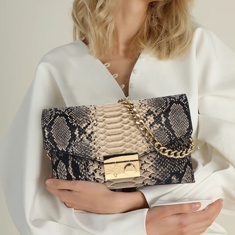 

Fashion Alligator Texture Women's Shoulder Bag Premium Snakeskin Bag Fashion Crossbody Bag