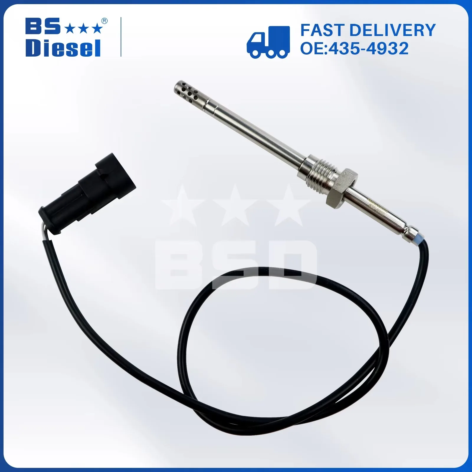 435-4932 Heavy Duty Truck Spare Parts Auto Exhaust Gas Temperature EGT Sensor 4354932 for CAT Engine