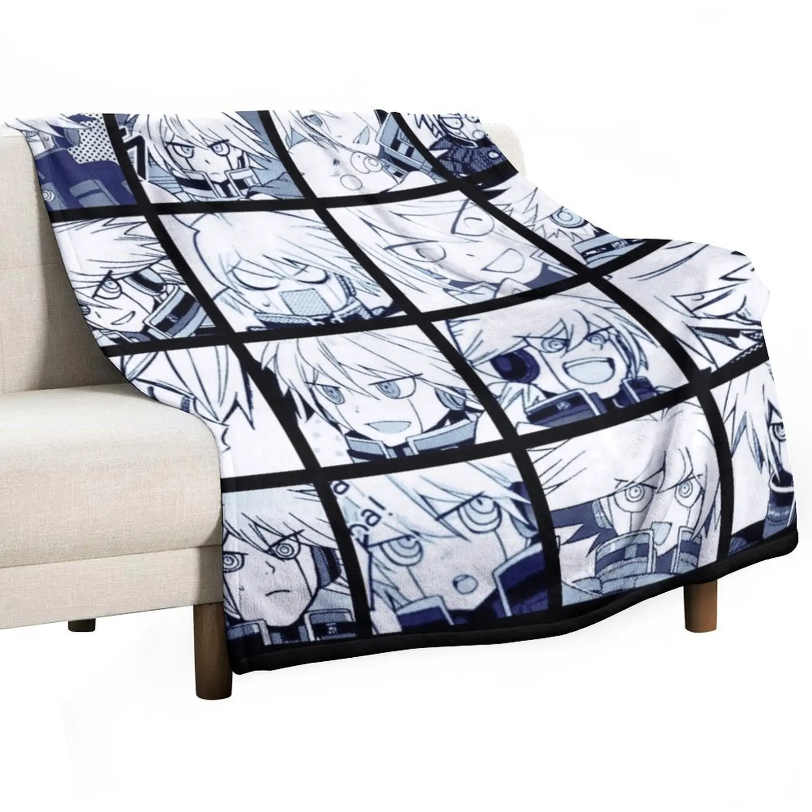 

Kiibo Manga Collection (Colored) Throw Blanket Versatile Cozy Throw Blanket for All Occasions