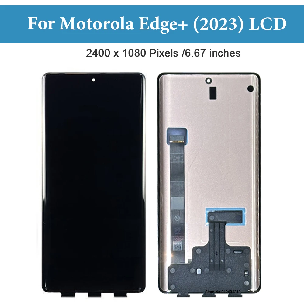 Imagem -02 - Original Oled Tela Lcd para Motorola Digitador do Painel de Toque Substituição de Exibição Edge Mais 2023 Moto Edge Plus 2023 667