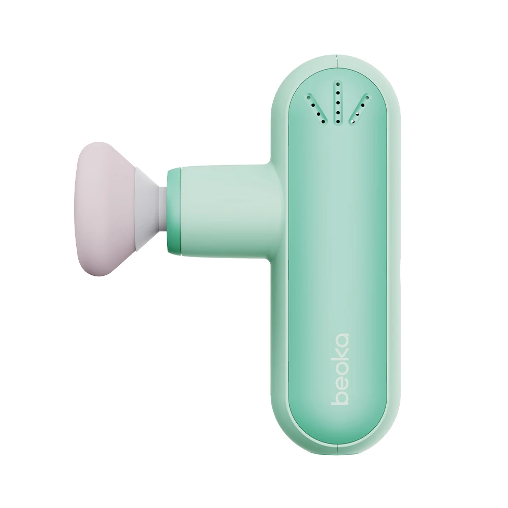 6 Speed Handheld Professional Mini Massager 7MM Deep Tissue Heat Massage Gun Body Hand Portable Silent 5 Head