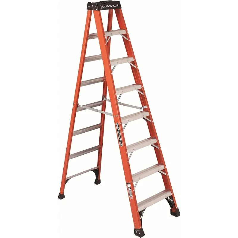 

Louisville Ladder 8 ft Fiberglass Step Ladder, Orange