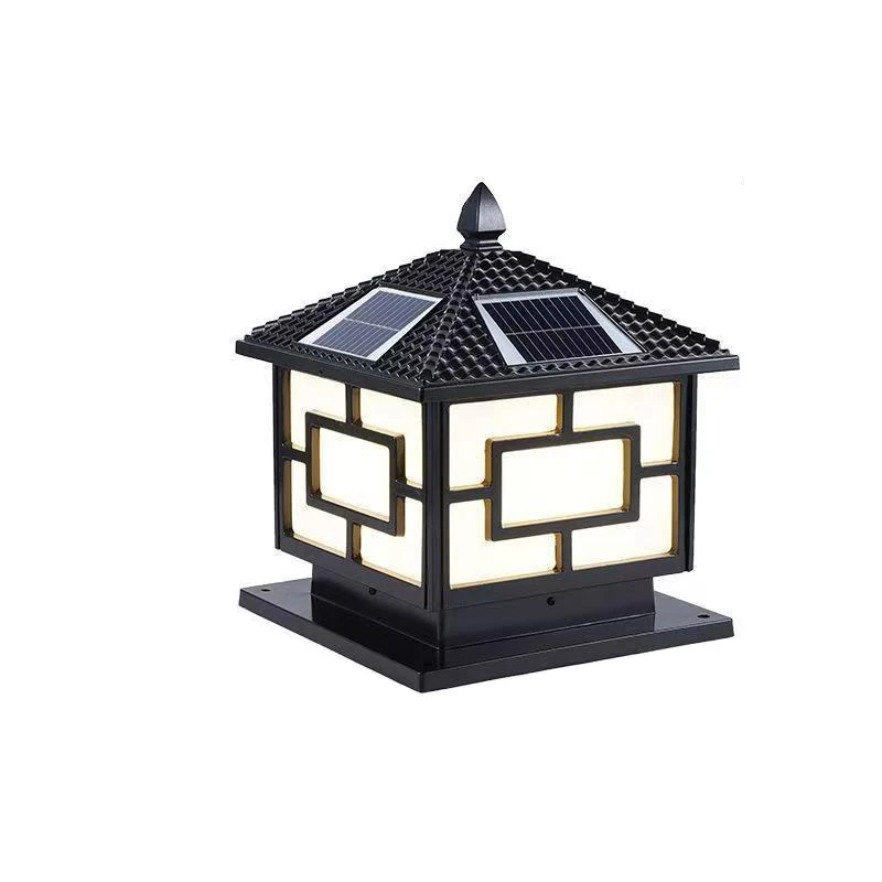 

Outdoor Classic Solar Post Light Waterproof Light Emitting Diode Garden Post with Aluminum Body AC Power