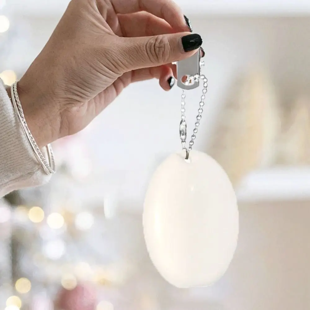 USB C Rechargeable Heart Shape Keychain Light Keychain Clip Touch Switch Automatic Sensor Handbag Light LED Light Heart Shaped