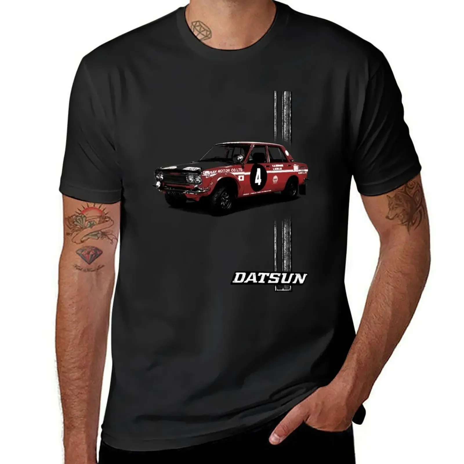 

Datsun Bluebird 1600SSS 1970P510 - Stripe T-Shirt animal prinfor boys sports fans mens designer clothes