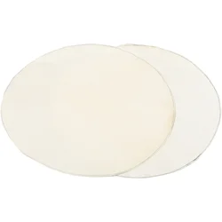 2 Pcs Goat Skin Drum Congo Parts Cherry Blossoms 4000X4000X010CM Head Replacement Beige Conga Drumhead African Covers