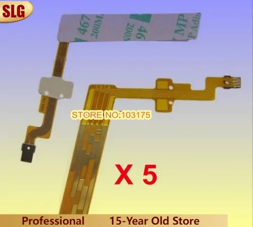 

5 PCS Lens Line Focus Aperture Flex Cable Ribbon For Canon 18-55mm 18 55mm IS II Generation Camera