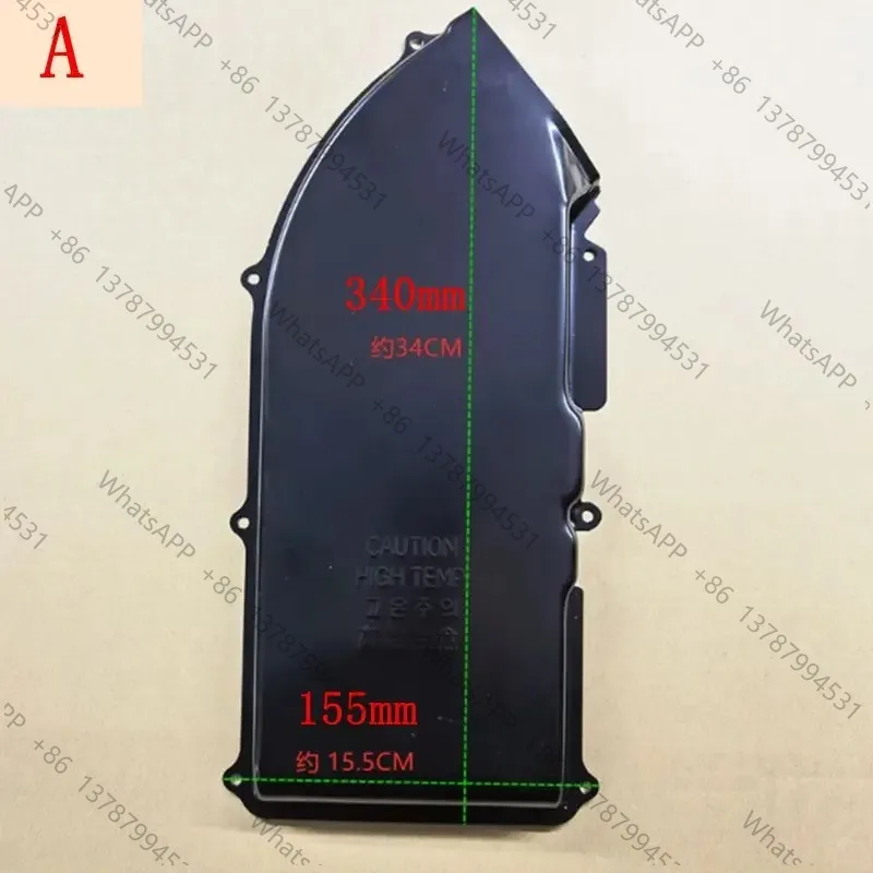 drum washing machine drying hot air duct cover iron cover heating tube insulation top cover parts