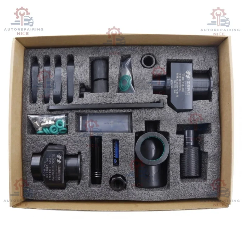 

16pcs for Cummins Diesel Common Rail Injector XPI 4307475 4327072 2872544 Oil Return Clamp Adaptor AHE Stroke Repair Tool Set