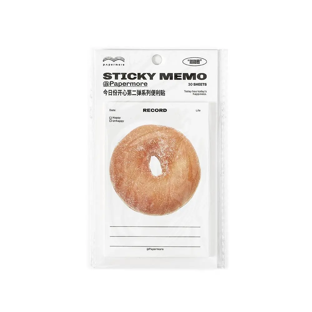 30 sztuk / opakowanie Notatki samoprzylepne w kształcie owoców z lodami 6 uroczych wzorów Kawaii Samoprzylepne notatki do szkoły Biuro Dom Dzieci