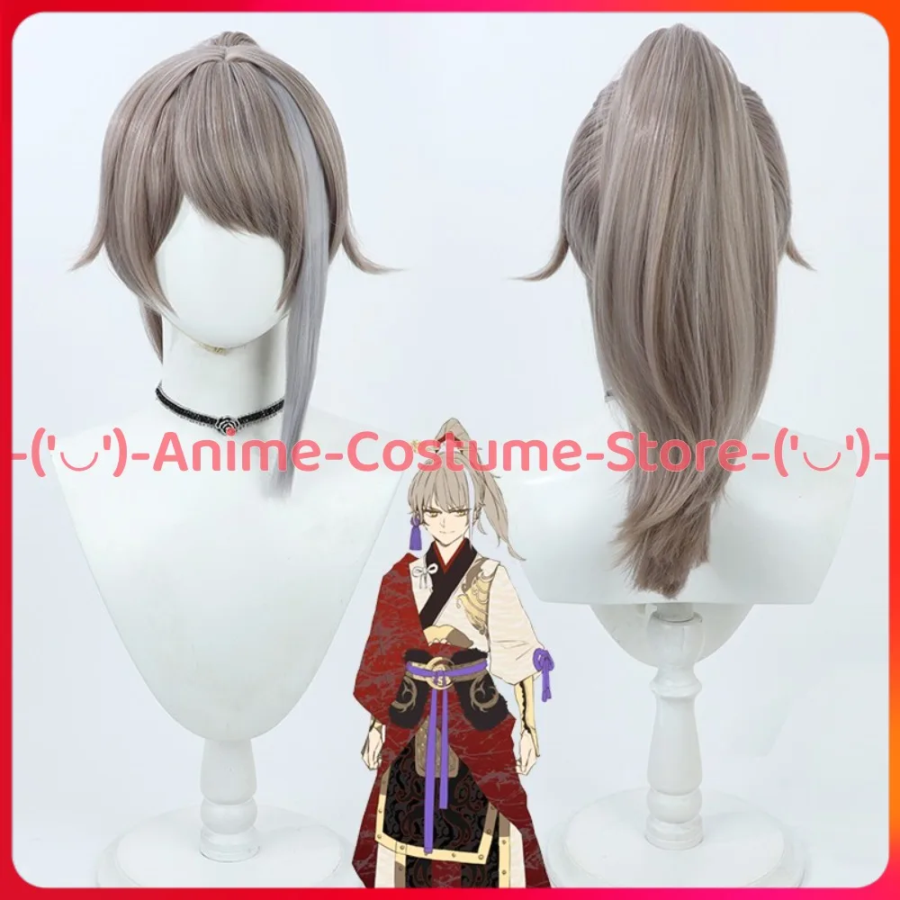 

Fate/Samurai Remnant Zhou Yu, парик для косплея, хвост, аниме, игровой персонаж, Хэллоуин, карнавальный костюм для вечеринки, парики, термостойкие синтетические волосы