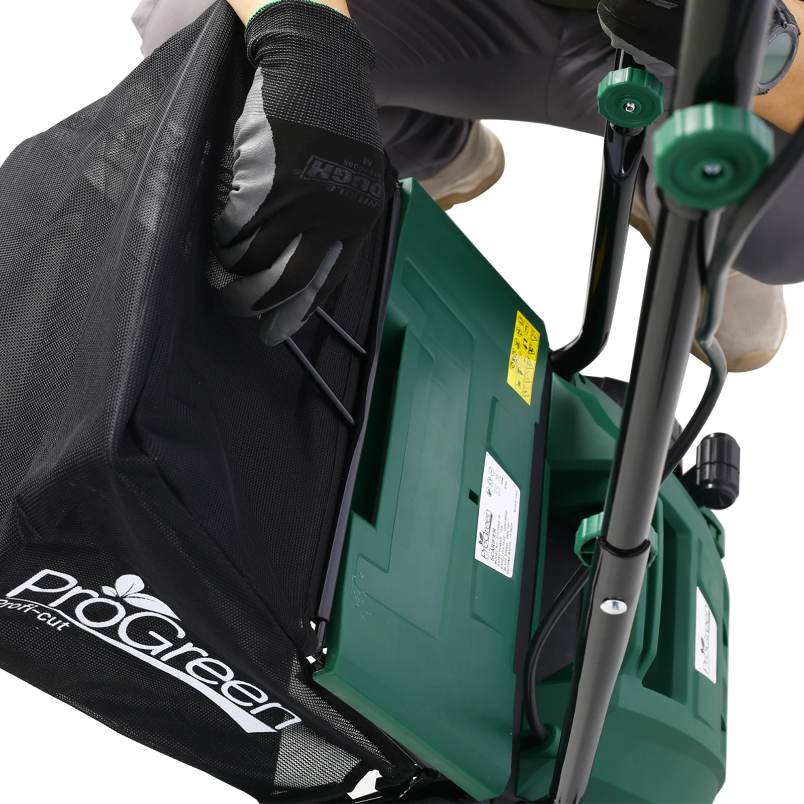 2-in-1 Garden Dethatcher and Scarifier 13 Inch Powerful Electric Lawn Dethatcher Mower, Hand Push Lawn Mower, Electric Home Lawn Mower 12AMP motor