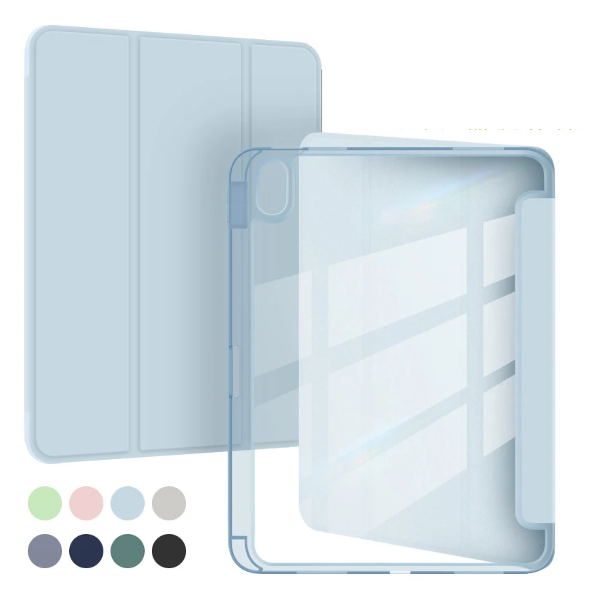 

Прозрачный чехол для планшета iPad Air 3 4 5 6 7 8 9 10-го поколения Pro 2024 2025 M4 10,5 10,9 10,2 11 12,9 13-дюймовый жесткий чехол-подставка