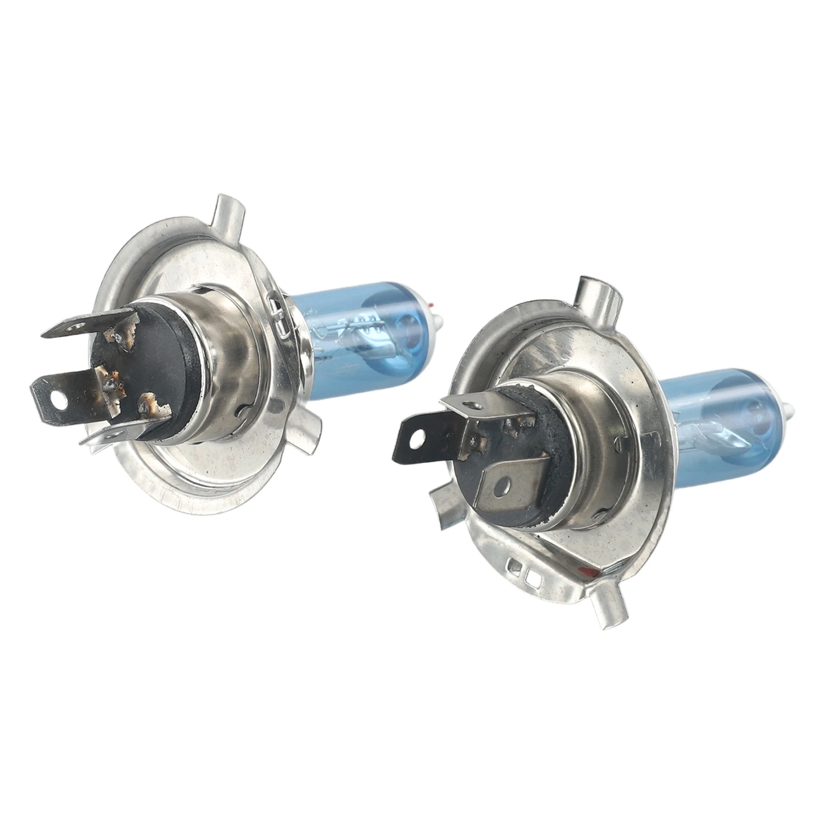 1500LM Headlight 9003 Bright Light Bulb H4/HB2 Halogen Lamps Replacement UV-resistant White 2pcs 55W Useful Portable