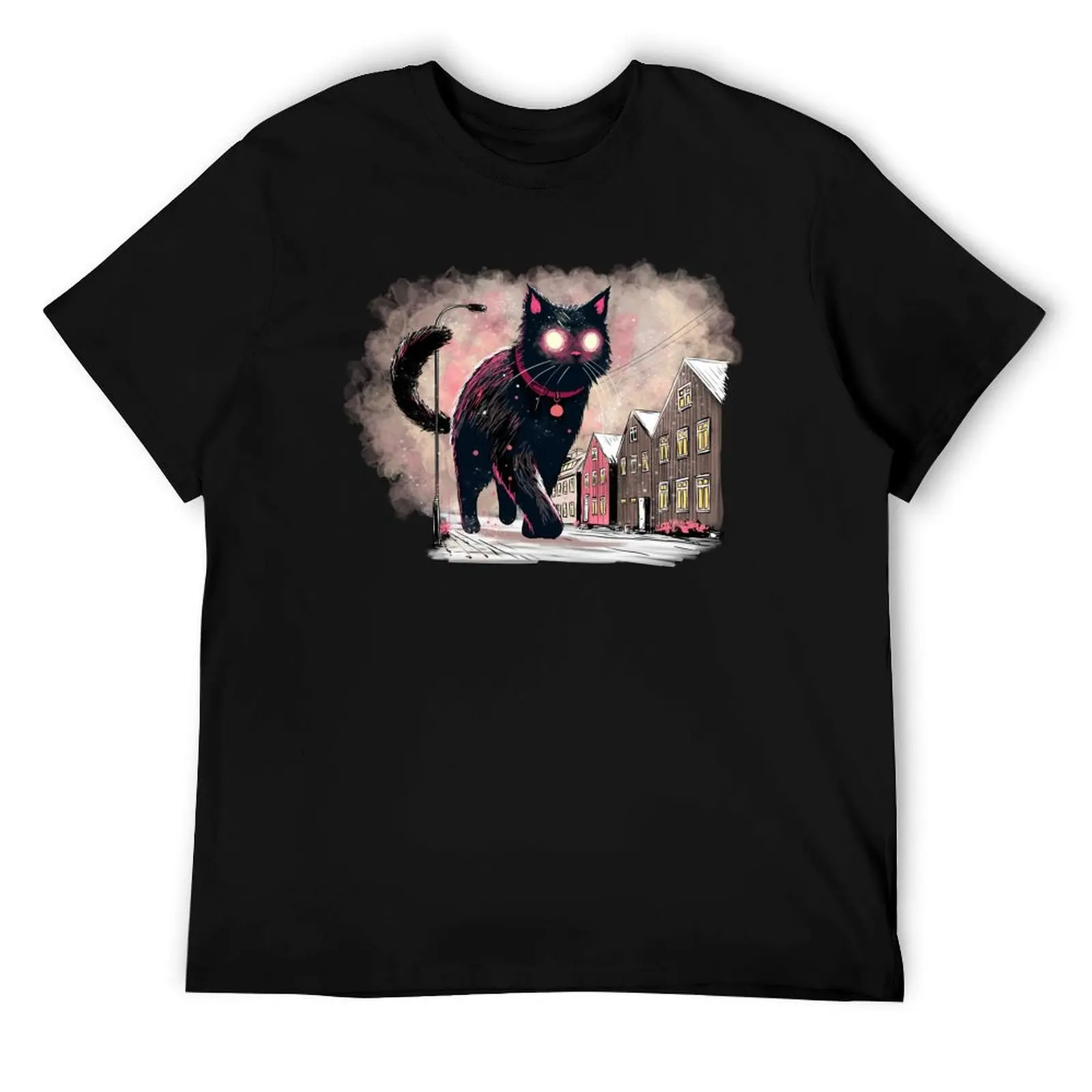 

Icelandic Christmas Yule Cat T-Shirt men t shirt cotton 100% t shirts for man graphic funny t shirts for man cotton soft T-Shirt