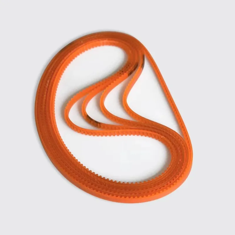 

【Best-selling】Orange Translucent PU Timing Belt Quick Eligible Import Retail Promotion Standard Timing Belt Transmi
