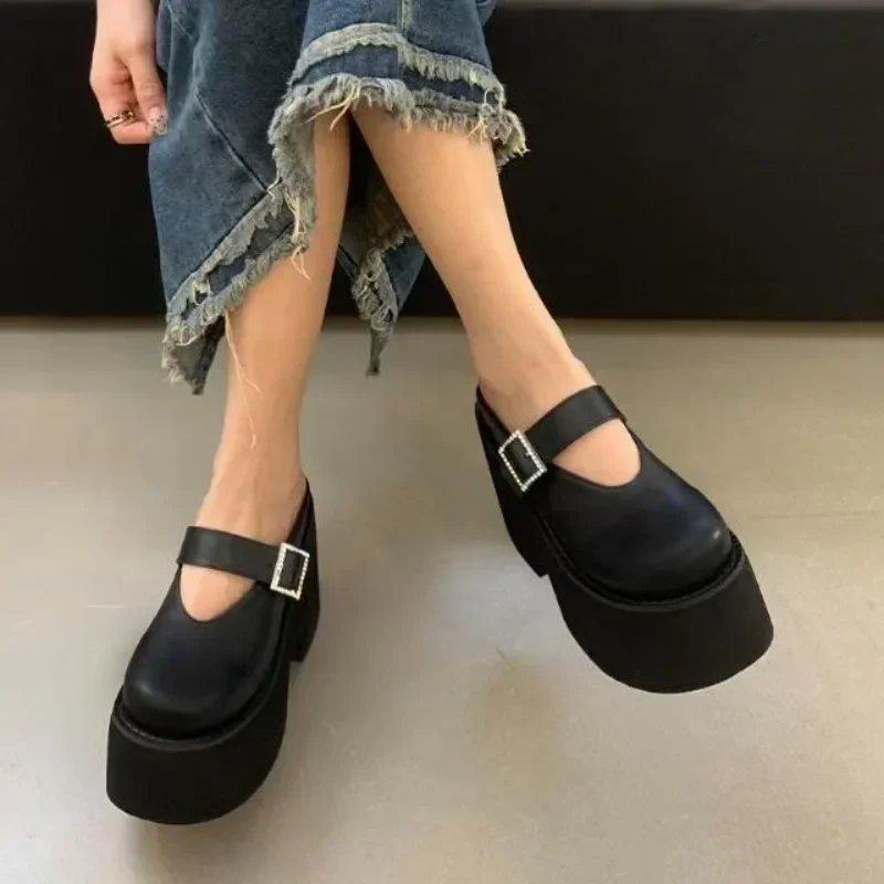 

Тапочки на очень высоком каблуке 11 см, женская обувь на платформе, новые сандалии Baotou в китайском стиле, большие размеры 34–41 женская обувь