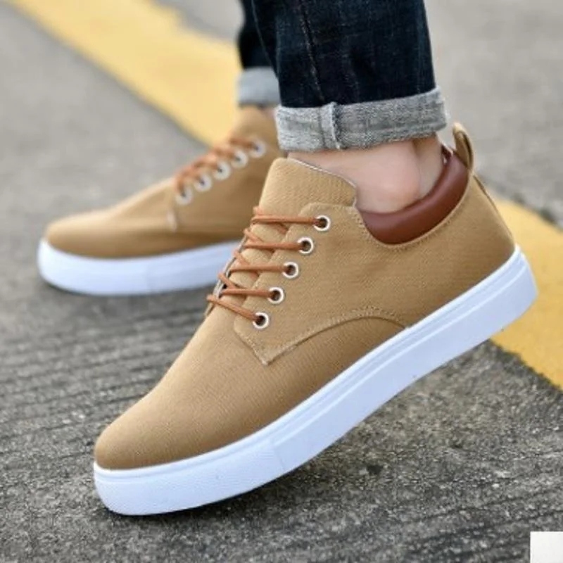 

Корейские дышащие мужские повседневные парусиновые кроссовки Sport oes на хлопковой подкладке, модная молодежная обувь, уличная обувь для отдыха...