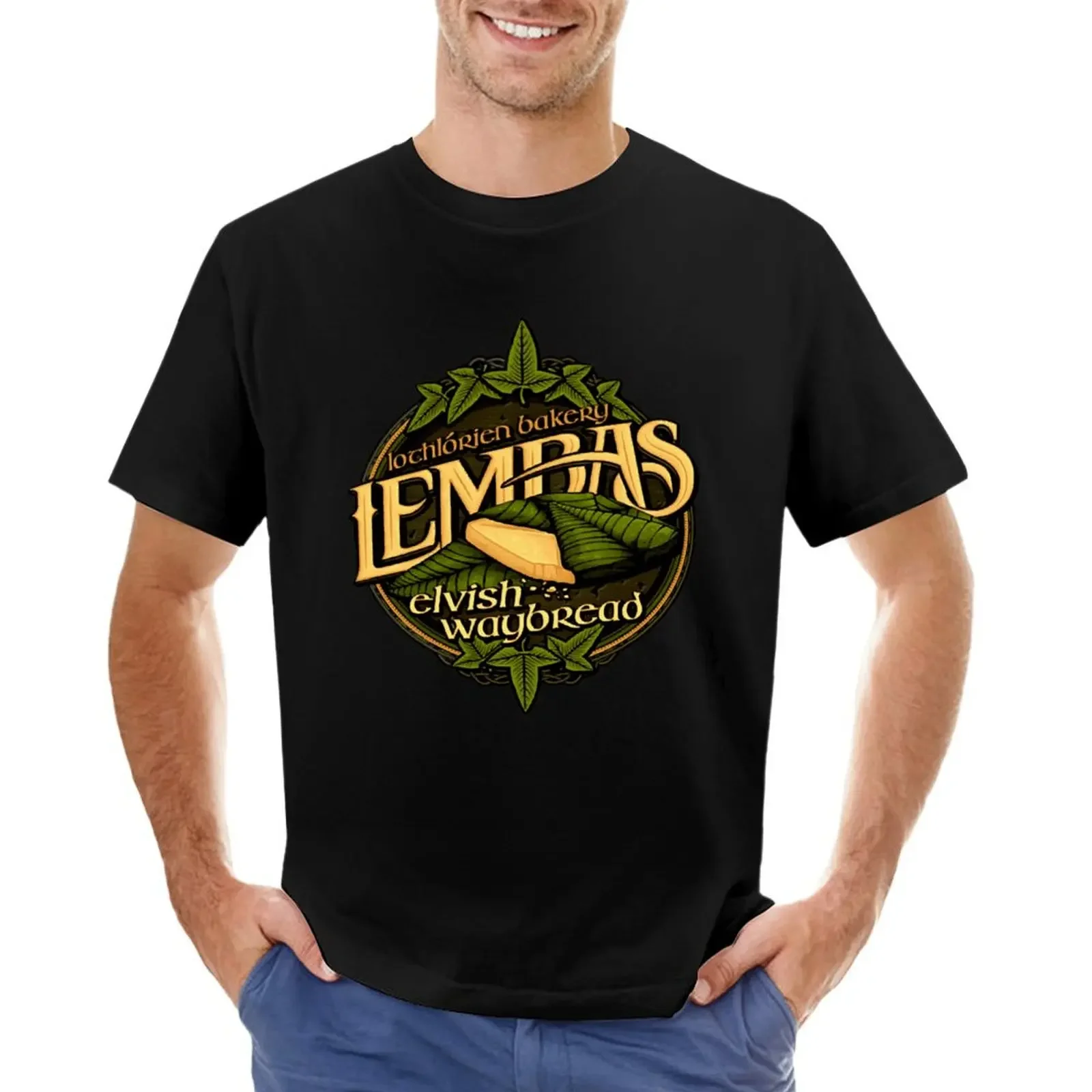 lembas bread T-shirt boys animal print sublime plain black t shirts men