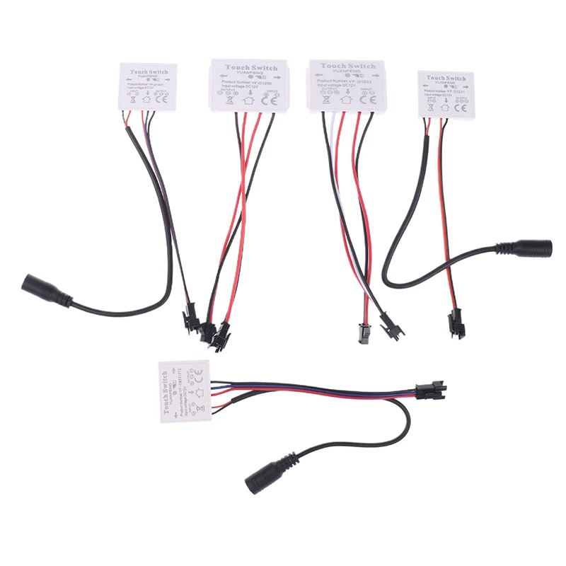 DC12V 2A 3A 5A LED Inductive Stepless Dimming Touch Switch For Led Light Mirror Lamp Dimmer Control Switch Touch Pad