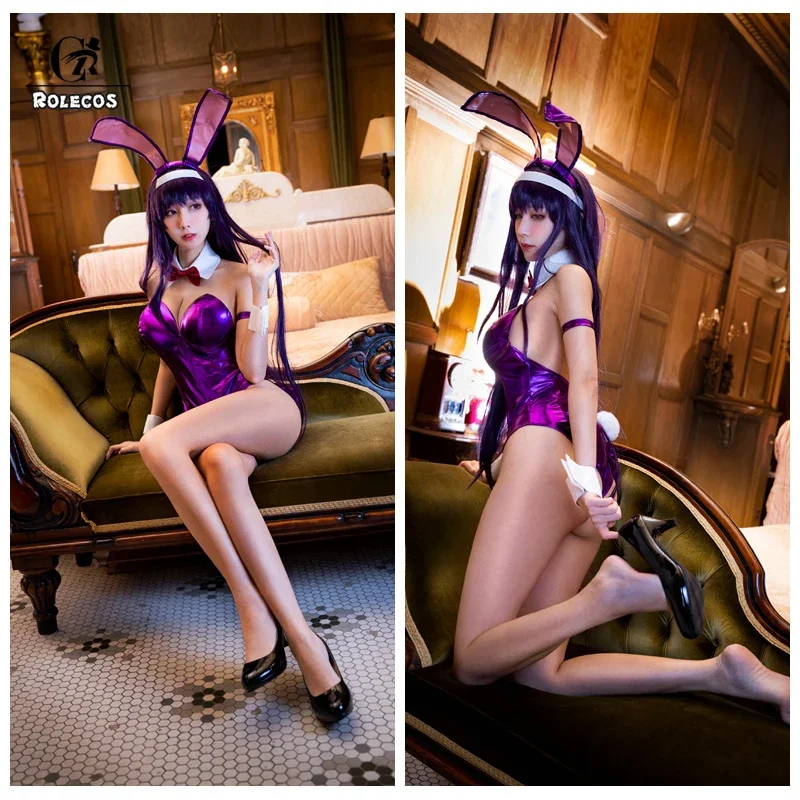 Rolecos Utaha Kasumigaoka bunny girl cosplay costume women sexy costume anime saenai heroine no sodatekata cosplay Halloween