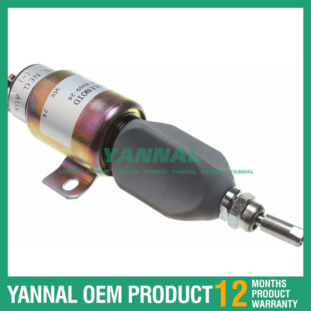 Governor Stop solenoid For Komatsu PC20-7 Mini Crawler Excavator Yanmar 3D82E-3A