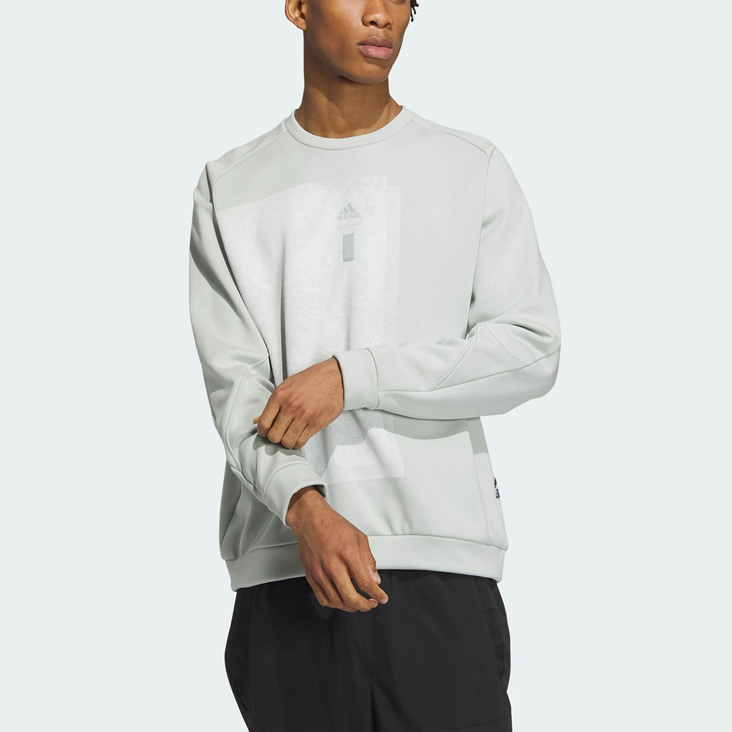 

Adidas genuine New Men's Fashion Knit Round Neck Casual Hoodie IP5003