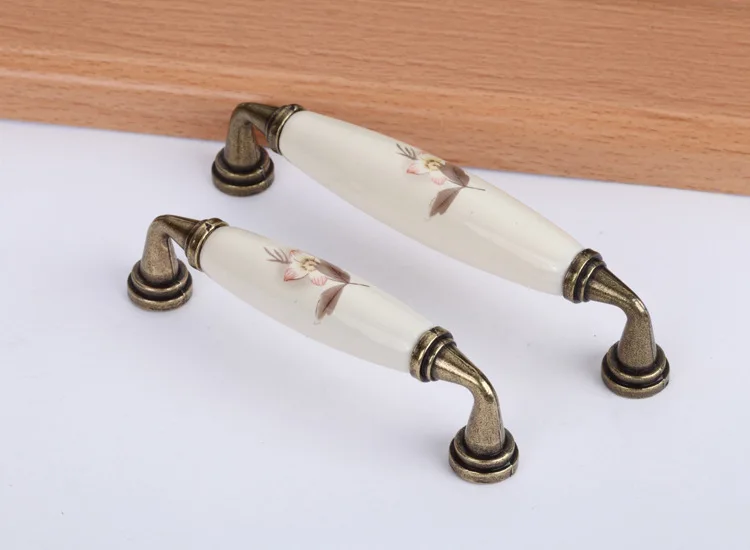Vintage Knob Drawers Pull Handle Furniture Cupboard Wardrobe Knobs Dresser Door Decorative Kitchen Cabinet Knob Ceramic Button