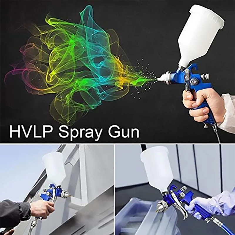 Paint Spray Gun H-2000 Airbrush Professional Mini 0.8/1.0mm Nozzle Spray Gun For Cars Pneumatic Tool DIY Spraying