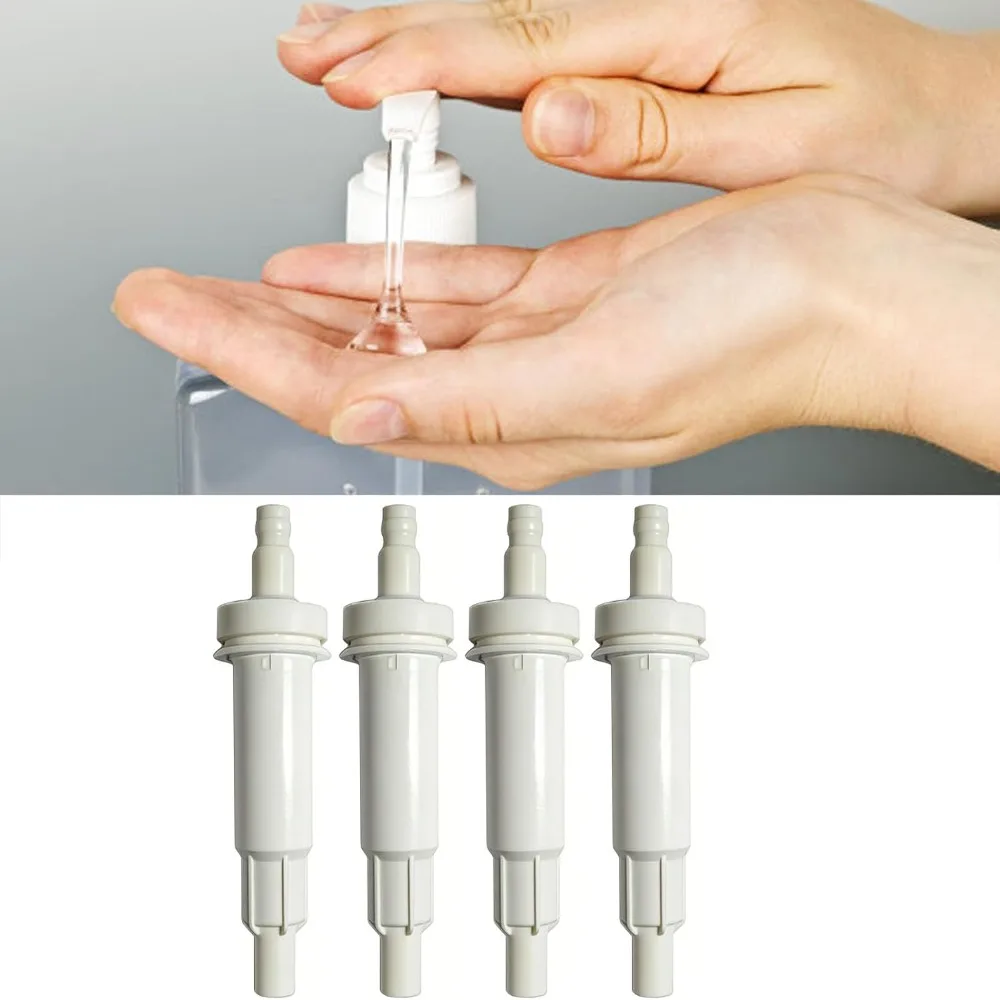 4pcs Built In Spring Dispenser Pump Heads Precise Piston Leakproof Bottle Pump Heads Thick Body Lotion Pump Replacement Home Use