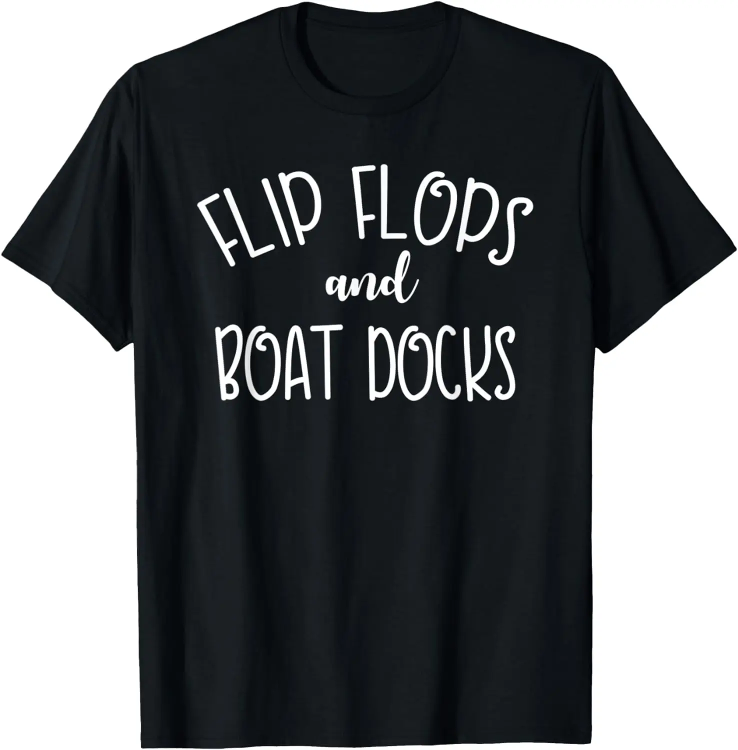 

Funny Boat Captain Pontoon Boating Flip Flops Dock T-Shirt