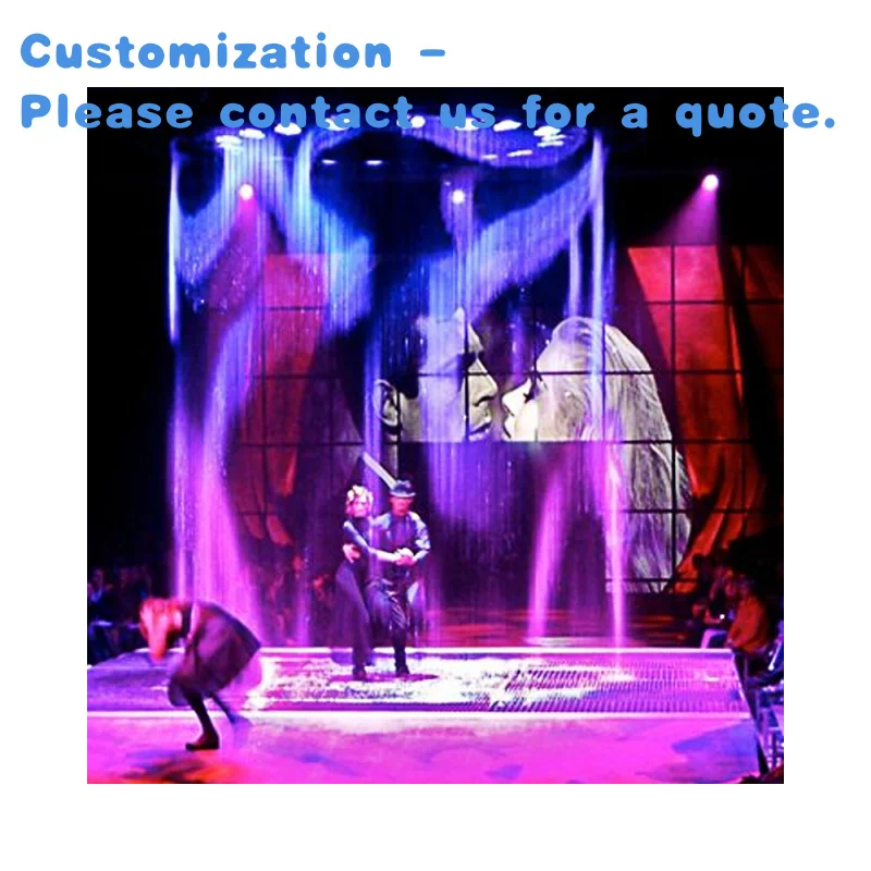 

на заказ. Рекламный настенный фонтан, цифровой водопад, уличный искусственный водопадный фонтан