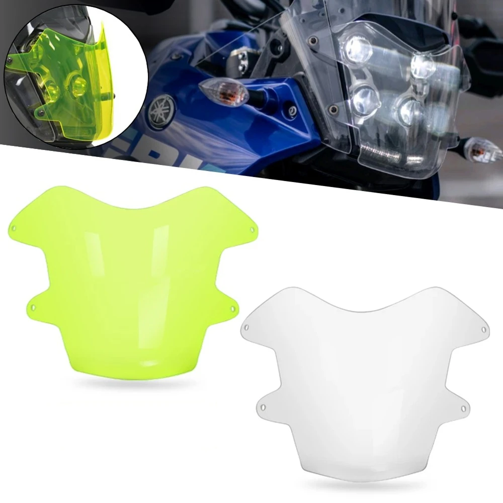 

Fit For YAMAHA Tenere 700 Tenere700 XT700Z 2019 2021 2022 Motorcycle Acrylic Headlight Protector Light Cover Protective Guard